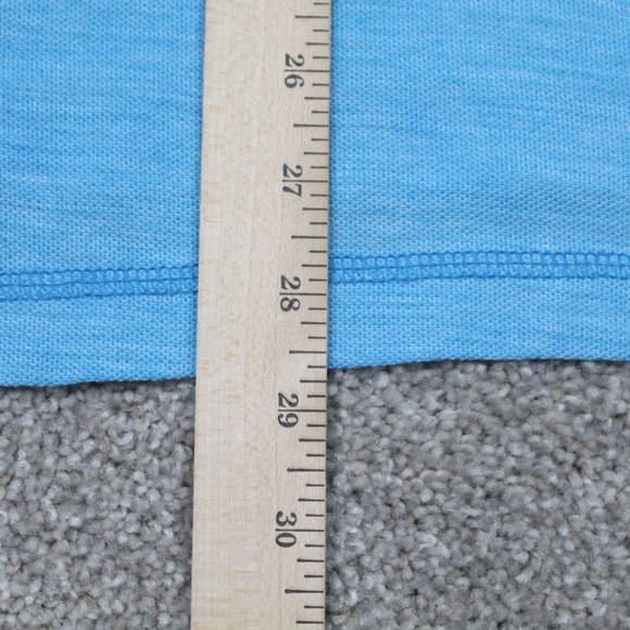 Orvis Trout Bum Polo Shirt Mens Large Blue Polyester/Cotton S/S Pullover - Picture 13 of 13